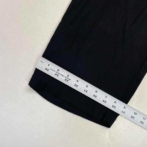 Polo Ralph Lauren Linen Blend Cargo Pants Women Size 10 Black - Picture 7 of 8